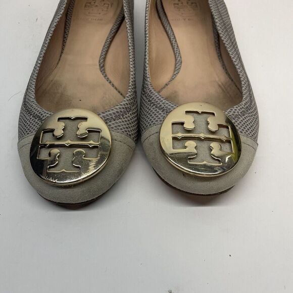 TORY BURCH Serena 2 Ballet Karung Montilla Print Flats 6M - Picture 2 of 6
